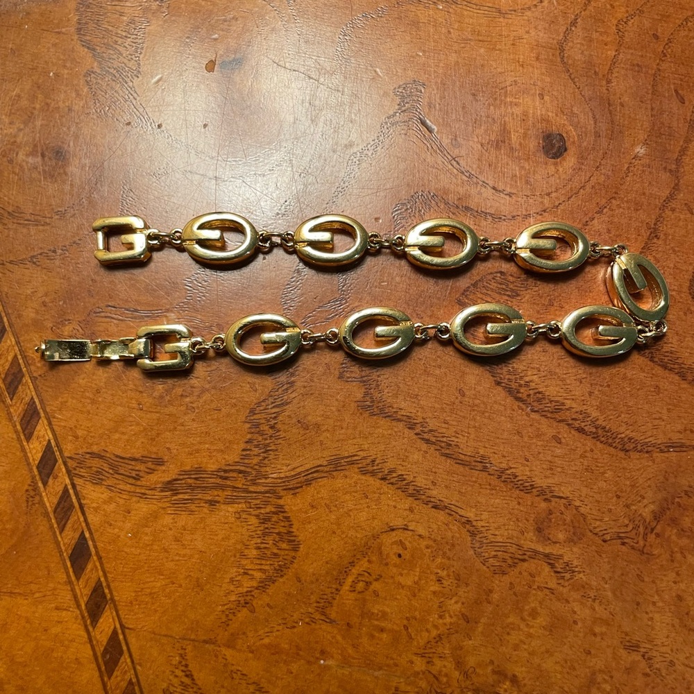 Givenchy gold plated bracelet